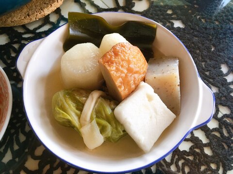 冷やしても美味しい！簡単白だしでおでん☆